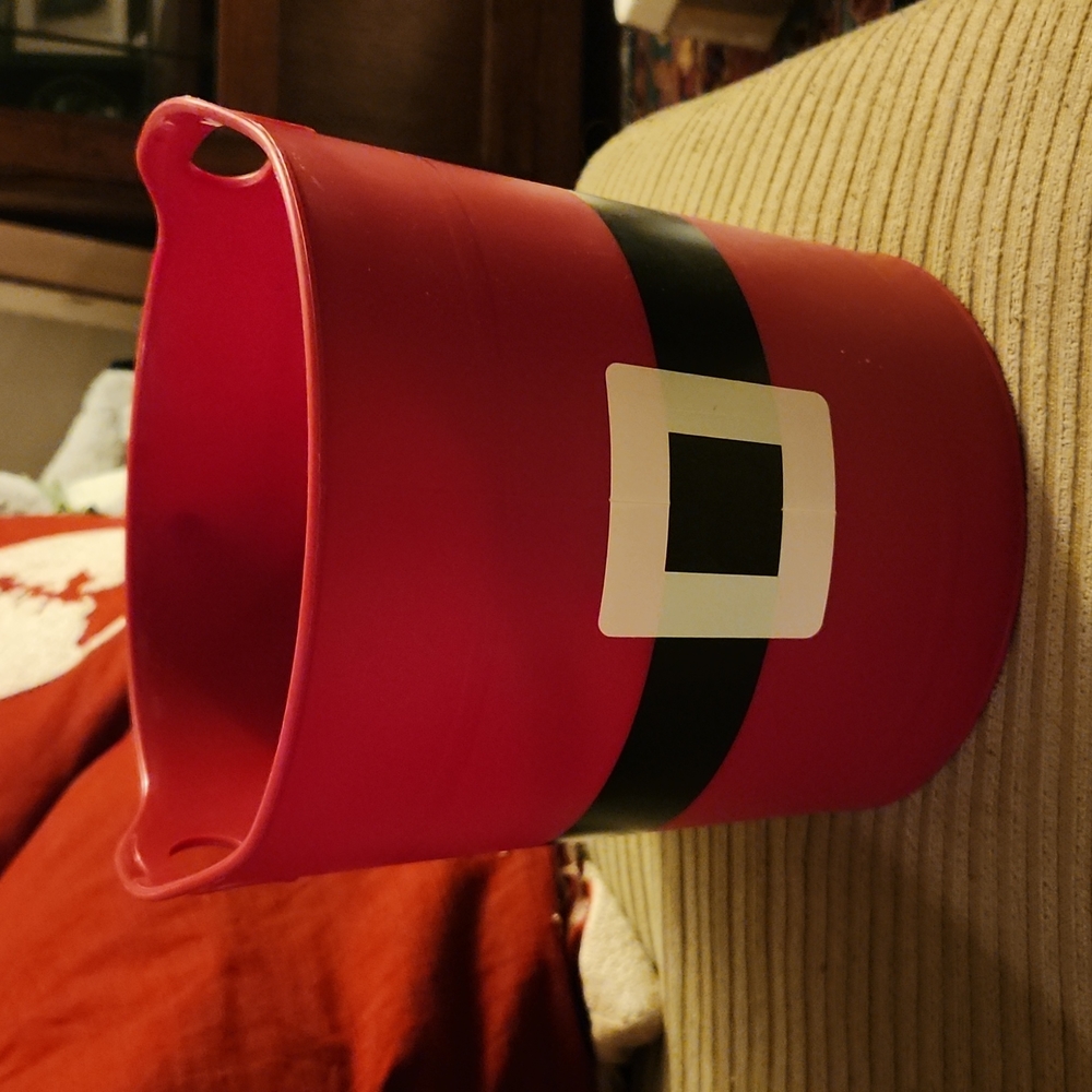 Santa Suit Plastic Ice Bucket and Scoop